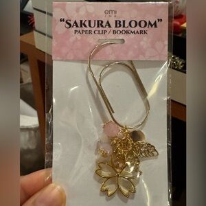 Sakura Paper Clip/ Bookmark